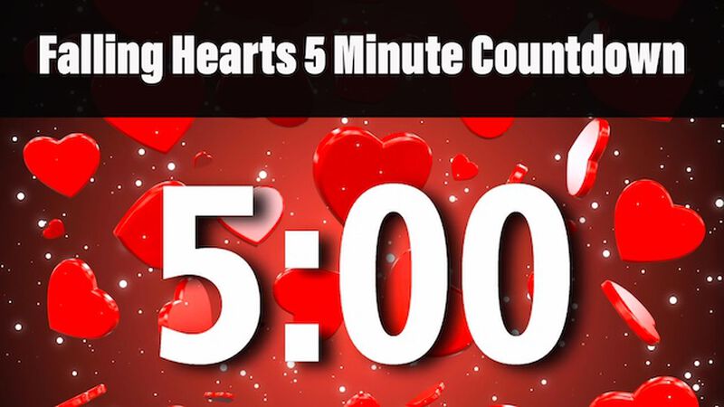 Falling Hearts 5 Minute Countdown